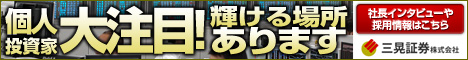 三晃証券ディーラー募集